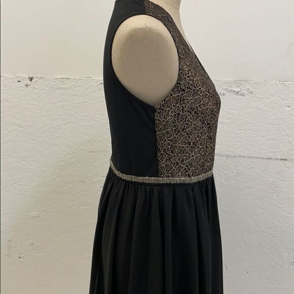 Luna NWT black sleeveless metallic dress - Picture 6 of 13